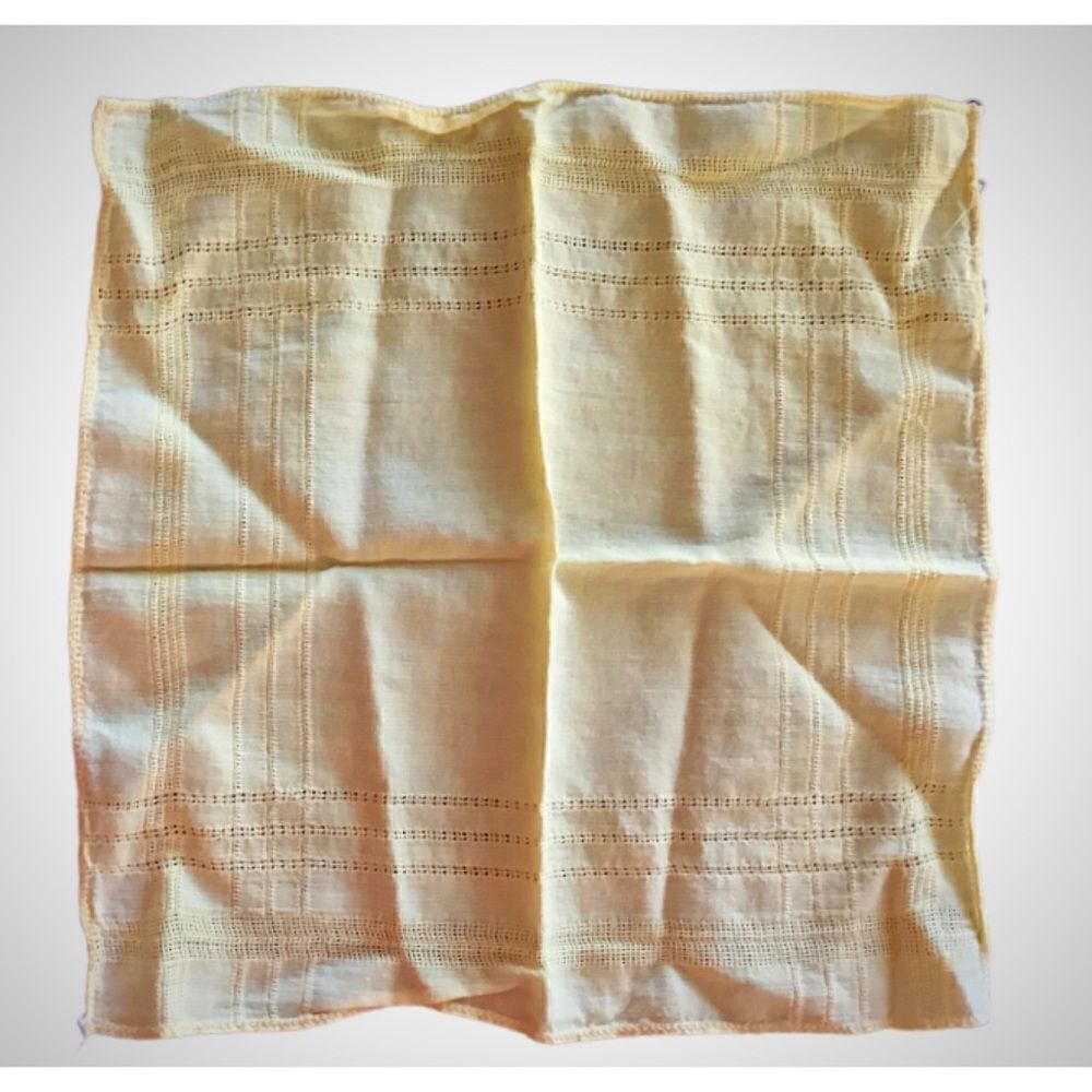 Vintage Yellow Hankie EUC - Picture 2 of 2